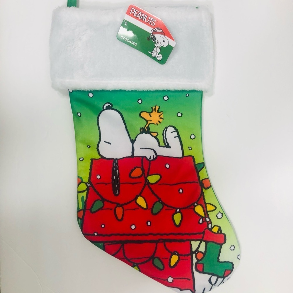 Snoopy Holiday Stocking NWT
